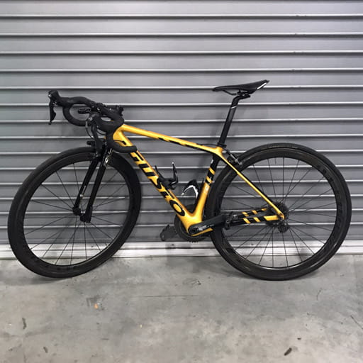 GUSTO グスト RCR Team ロードバイク 25-622 ブラック×イエロー系 自転車